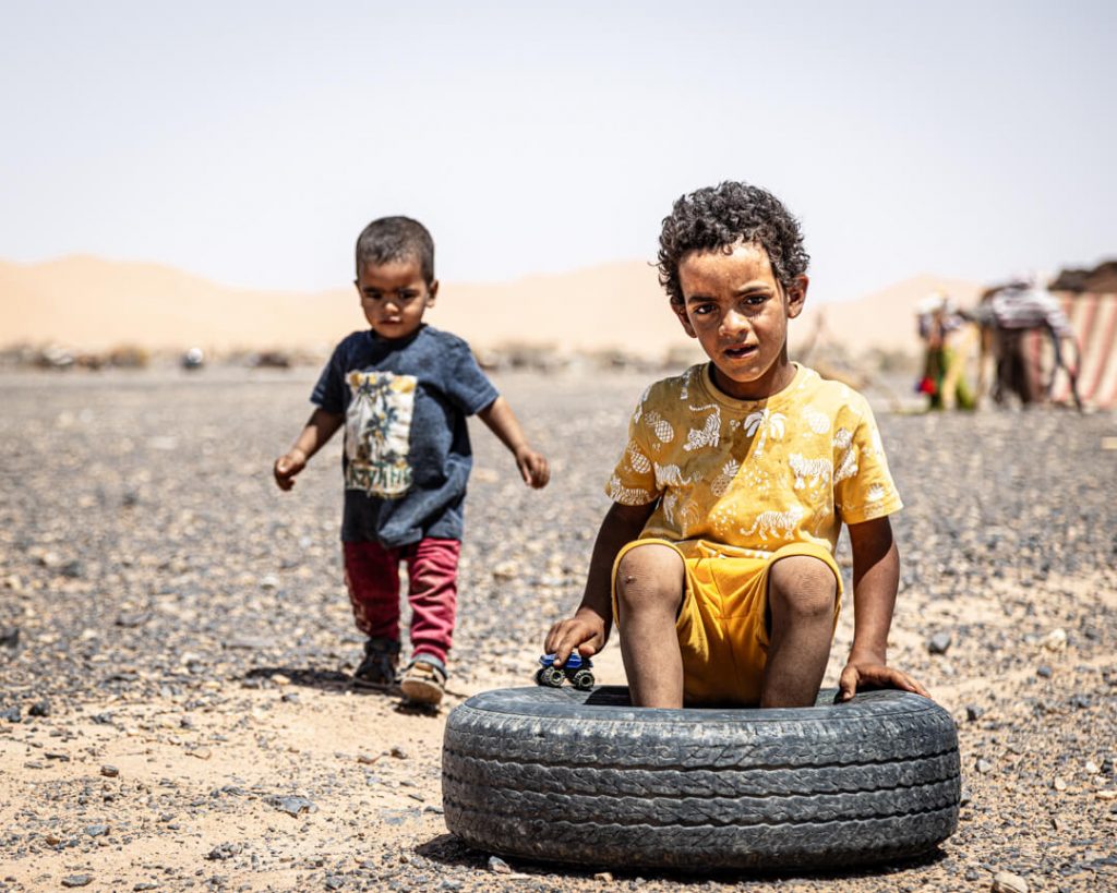 Bambini deserto Sahara