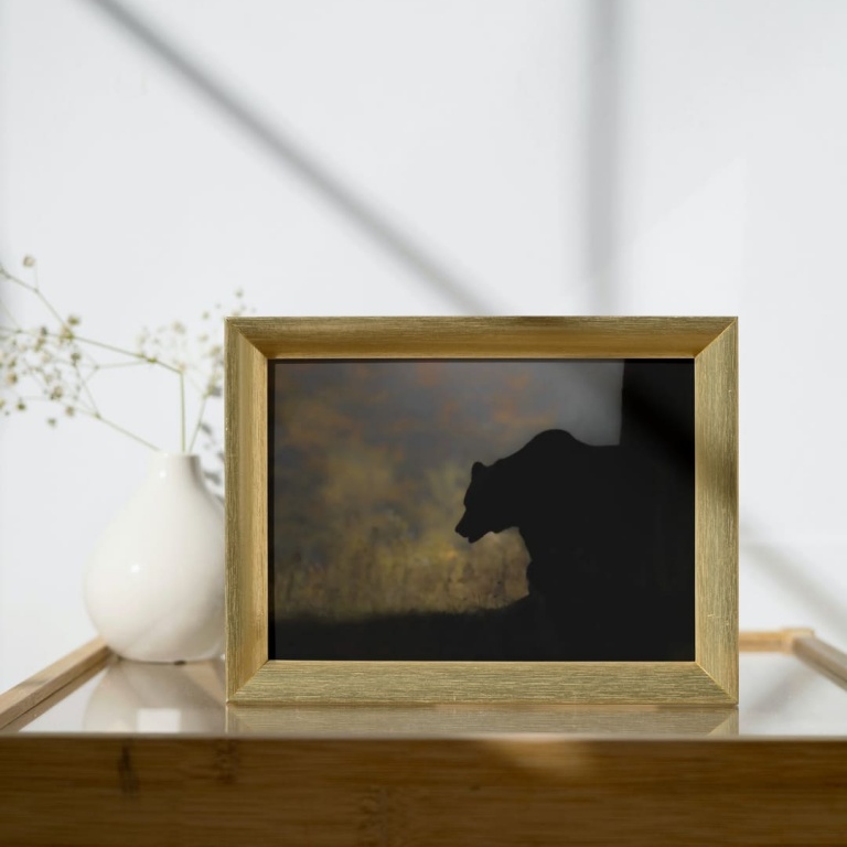 Photographic Print "Bear silhouette"