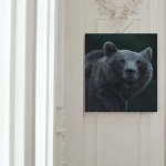 Stampa Fotografica "Brown Bear Mum Portrait"