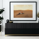 Photographic print "The boy on the dunes"