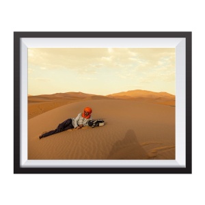Photographic print "The boy on the dunes"