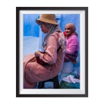 Photographic print "The ladies of the Chefchaouen stall"