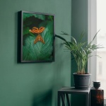 Photographic Print "Orange Butterflies"