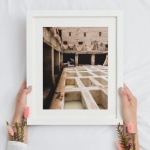 Photographic Print "Among the tannery tanks"