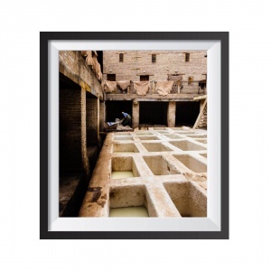Photographic Print "Among the tannery tanks"