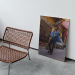 Photographic print "The Man with the Blue Sack"